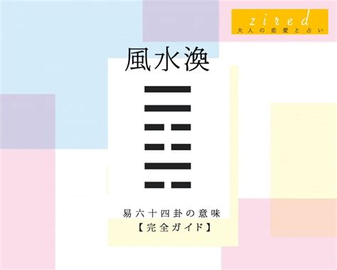 風水渙復合|59：風水渙(ふうすいかん)の意味と解釈【易占い】